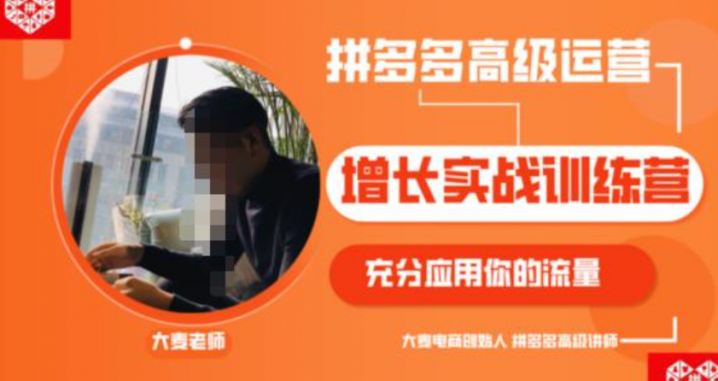 拼多多高级运营增长实战训练营