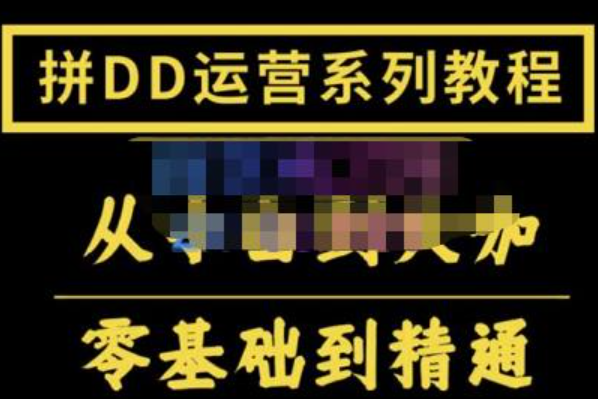 2022全套拼多多核心实操课程
